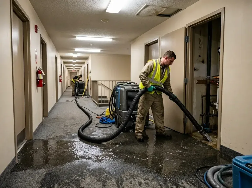 multi-unit-apartment-hallway-f-005 — frequently asked questions, Emergency Burst Pipe Water Extraction & Removal in New Whit…